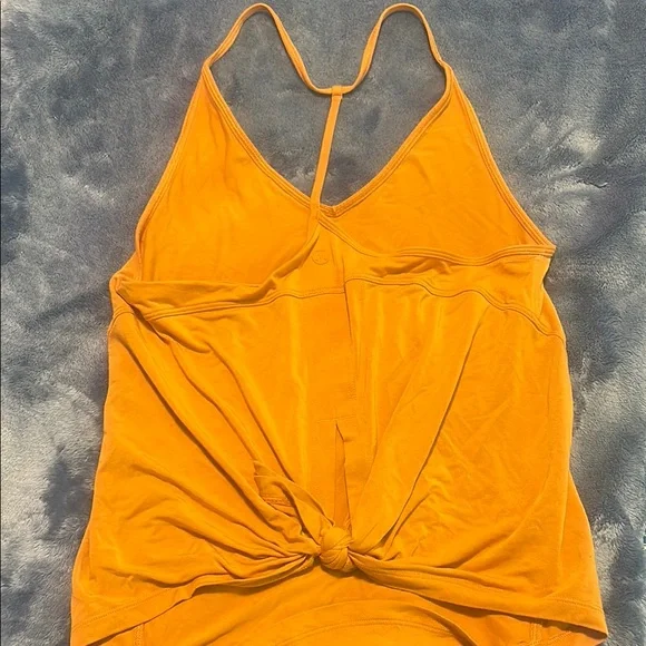 Lululemon Athletica Orange Backless Camisole - Picture 3 of 3